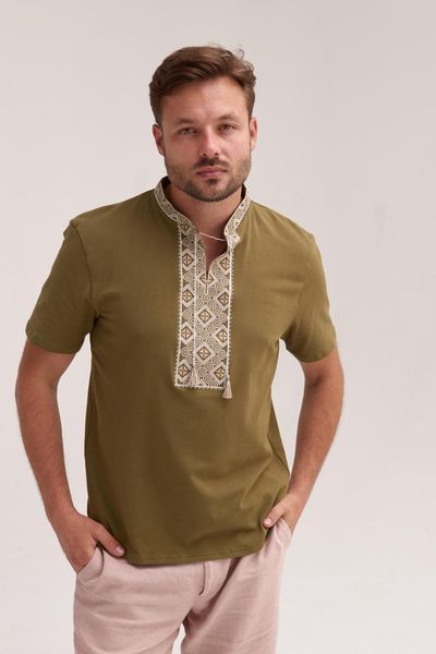 Мужская футболка вышиванка "Казацкая" mf190xxxl фото