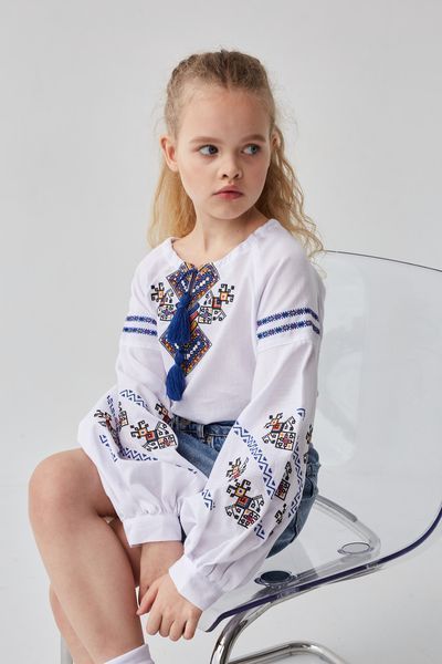 Блуза з вишивкою для дівчинки MEREZHKA "Доля" 116 см rd221116 фото