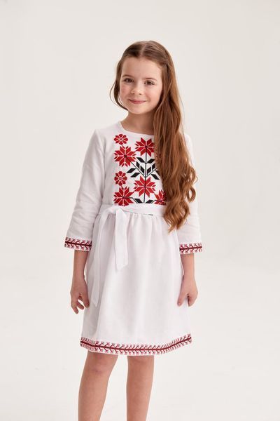 Вишита сукня для дівчинки MEREZHKA " Вікторія" 116 ksd470116 фото