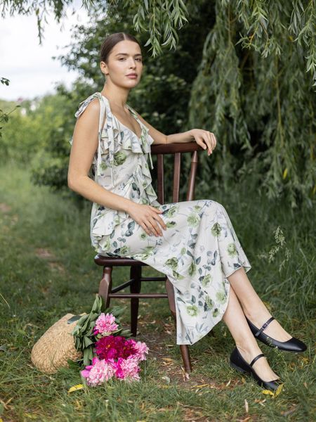 Сукня Аріель з м'ятними квітами 01242575 фото
