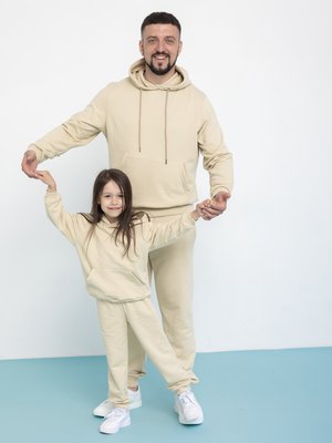 Парний костюм "Family look" (штани+худі) "Тато+дитина" петля тофу 01243131 фото