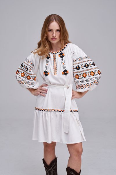 Сукня з орнаментом MEREZHKA "Даніела" M/L plj805ml фото