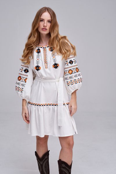 Сукня з орнаментом MEREZHKA "Даніела" M/L plj805ml фото