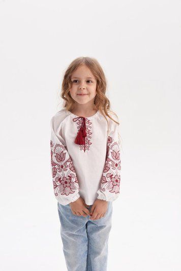 Вишиванка для дівчинки MEREZHKA "Барва" 110 rd577110 фото