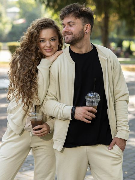 Парний костюм "Family look" (бомбер+джогери) "Мама+Тато" тофу 01245867 фото