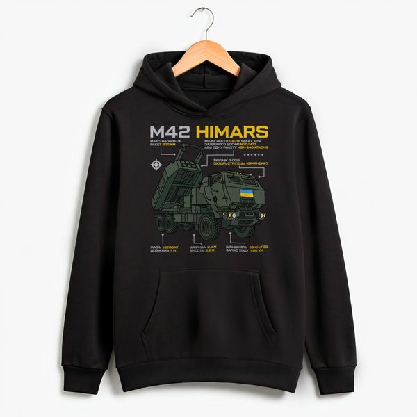 Худи мужское HIMARS (черный, масло, койот)-copy 02557656-33 фото