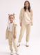 Парний костюм "Family look" (худі з замком+джогери) "Мама+дитина" тофу 01246232 фото 4