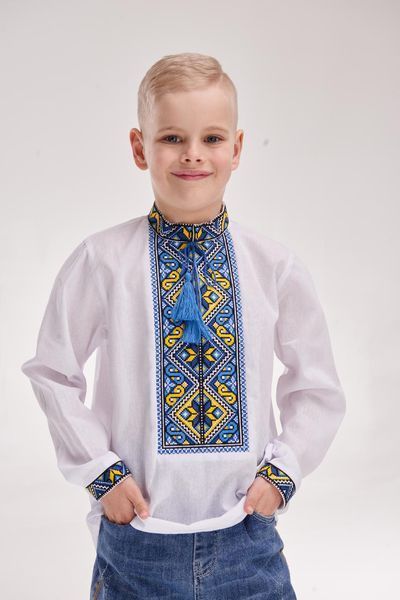 Дитяча сорочка з вишивкою "Еліт" 10 років kh03310 фото