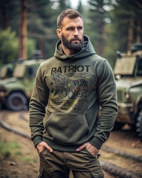 Худі чоловіче PATRIOT (чорний, олива, койот) 02557658-36 фото