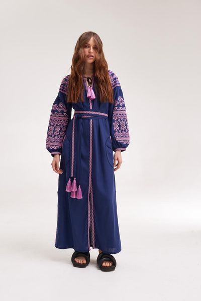Жіноче вишите плаття "Злата" 2XL plj0686xxl фото