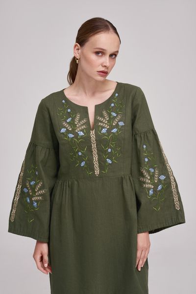 Плаття з вишивкою MEREZHKA "Колосся" XL/2XL plj798xlxxl фото