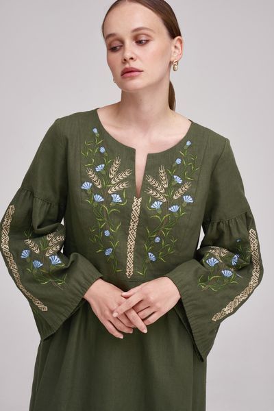 Плаття з вишивкою MEREZHKA "Колосся" XL/2XL plj798xlxxl фото