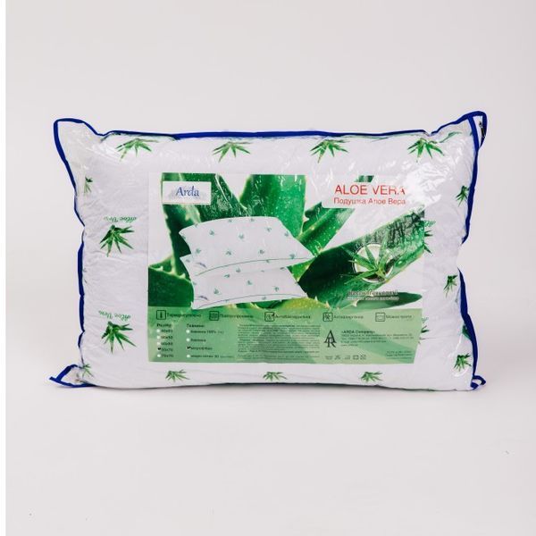 Подушка "ARDA" вискоза с холлофайбером 50х70 см Aloe Vera 01254149 фото