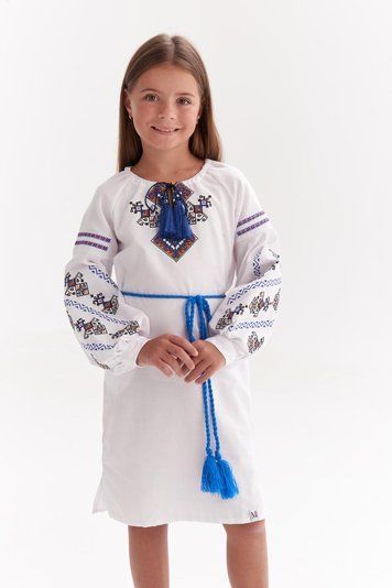 Сукня для дівчинки з орнаментом MEREZHKA "Доля" 158 см ksd629158 фото