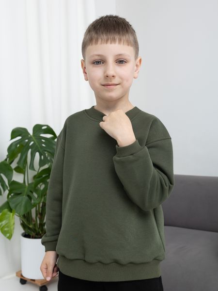 Парний костюм "Family look" (штани+світшот) "Мама+дитина" петля хакі 01242964 фото