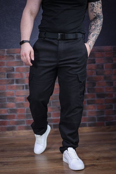 Брюки мужские Карго Джек Коттон Twill черный 01242493 фото