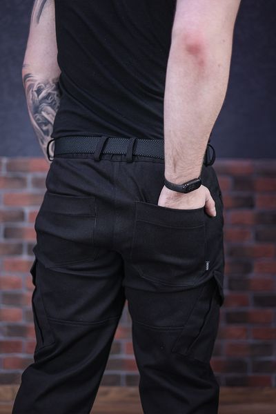 Брюки мужские Карго Джек Коттон Twill черный 01242493 фото