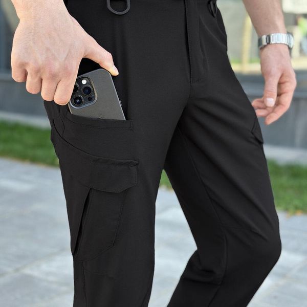 Штани-карго Pobedov Tactical Soft Чорний PNcr2386ba фото
