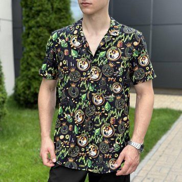 Сорочка Pobedov Dejavu Kripta Чорний SRru2942ba фото
