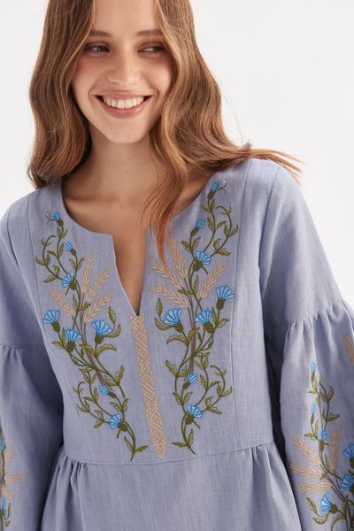 Плаття з вишивкою MEREZHKA "Колосся" XL/2XL plj797xlxxl фото