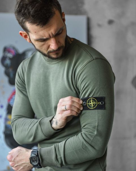 Світшот stone island OLIVA ДС7423 15506 фото