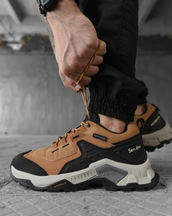 Чоловічі термо кросівки all-terrain brown/black НП4894 88505 фото