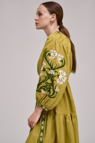 Плаття з вишивкою MEREZHKA "Колосья" XL/2XL plj727xlxxl фото