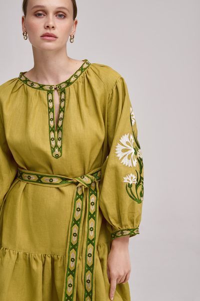 Плаття з вишивкою MEREZHKA "Колосья" XL/2XL plj727xlxxl фото