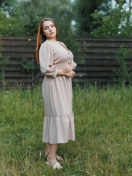 Сукня Вайлет бежева 01229873 фото