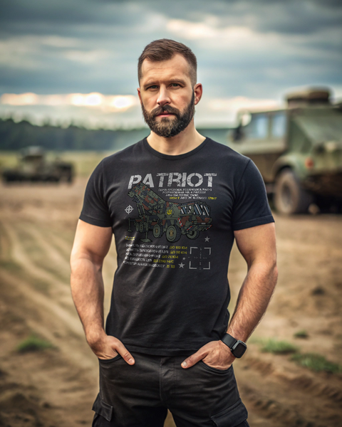 Футболка чоловіча PATRIOT (чорний, олива, койот) 02557660-18 фото