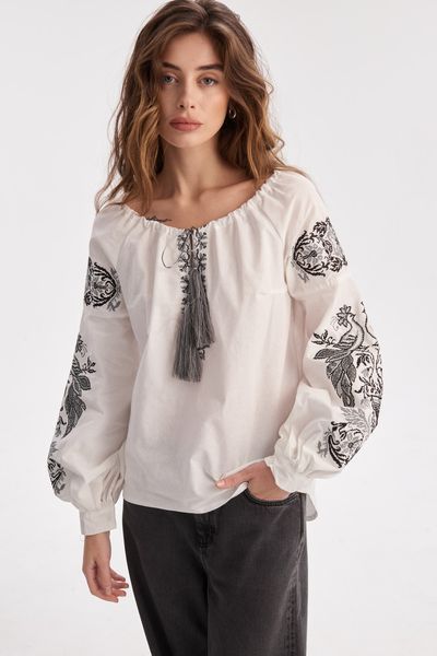 Вишита жіноча блуза MEREZHKA "Жар Птиця" 2XL rj240xxl фото